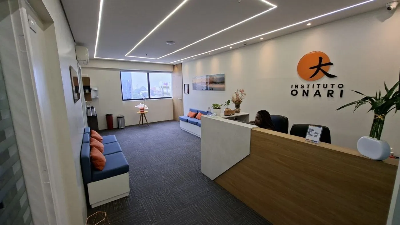 Recepção da sede do Instituto Onari